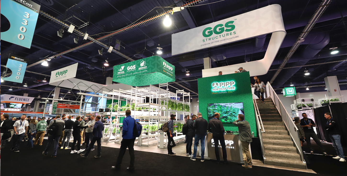 Pipp Horticulture Vertical Grow Racks at MJBiz Con