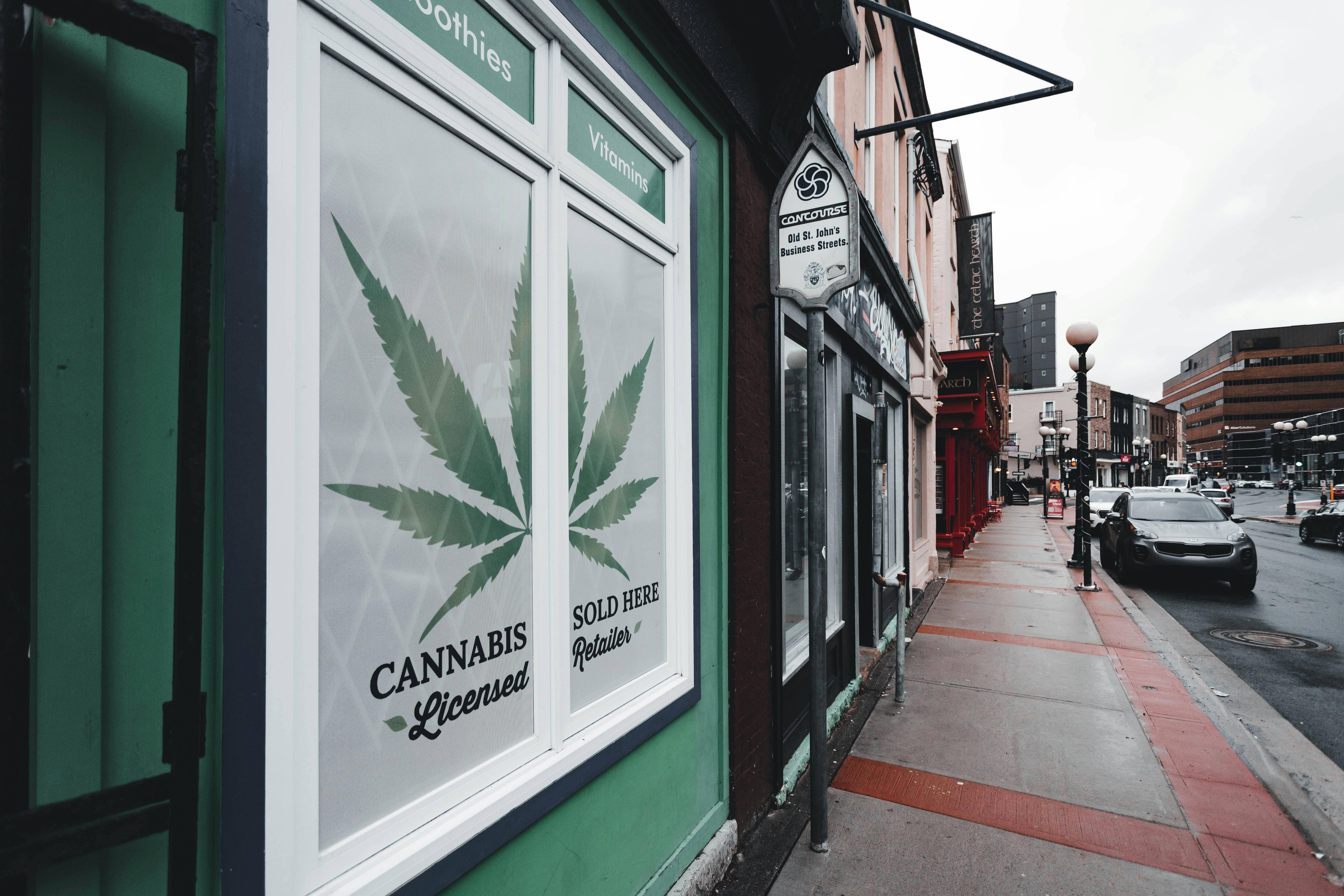 cannabis store front
